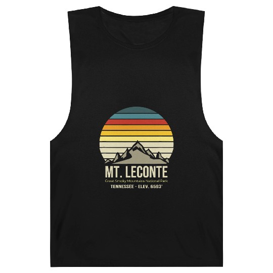 Mt LeConte Great Smoky Mountains Vintage Tennessee Barnard Tanks