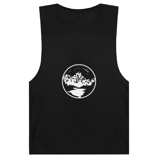 Nature Lover Midnight Sky Hiking Camping Outdoor Barnard Tanks