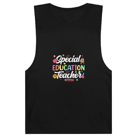 Special Education Teacher Cute Sped Awareness Barnard Tanks