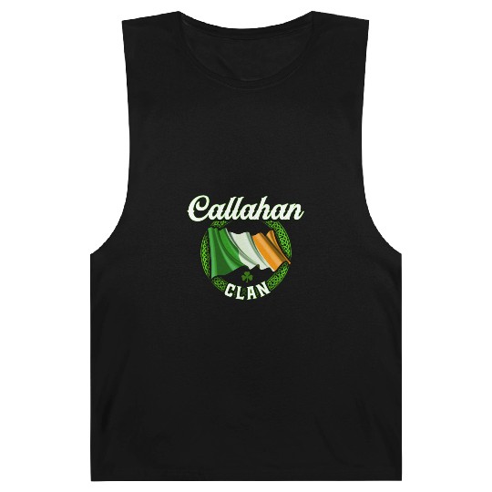 Callahan Surname Irish Last Name Ireland Flag Barnard Tanks