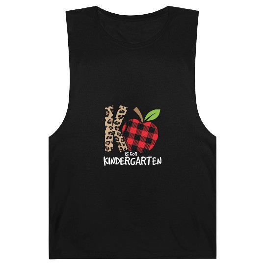 K Is For Kindergarten Cheetah Back To School Barnard Tanks