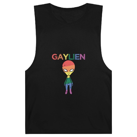 Gaylien LGBTQ+ Gay LGBT Community Rainbow Pride Barnard Tanks
