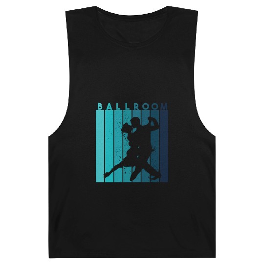 Retro Dance Teacher Dancer Ballroom Barnard Tanks