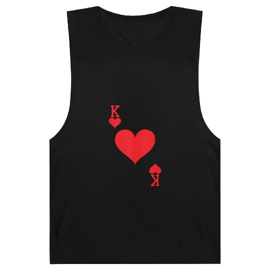 King of Hearts Playing Card Halloween Costume Tank Barnard Tanks