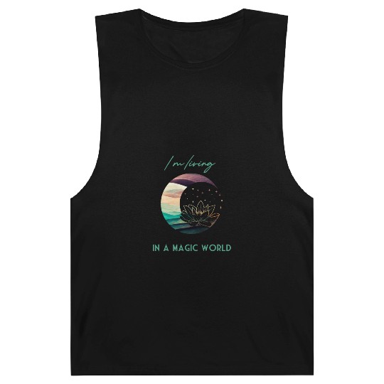 Magic Spiritual Desert Moon Water Lily Barnard Tanks
