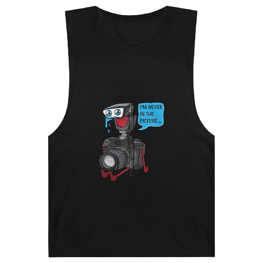 Sad Photo Camera Crying Photographer Joke Gift Pho Barnard Tanks