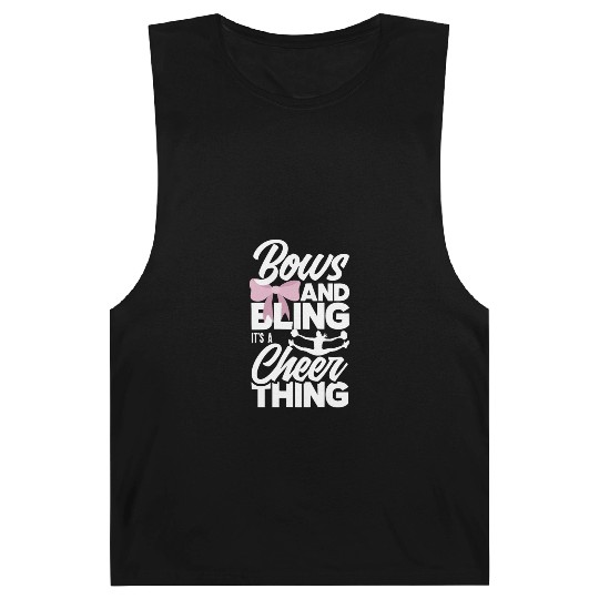 Bows And Bling It's A Cheer Thing Cheerleading Barnard Tanks