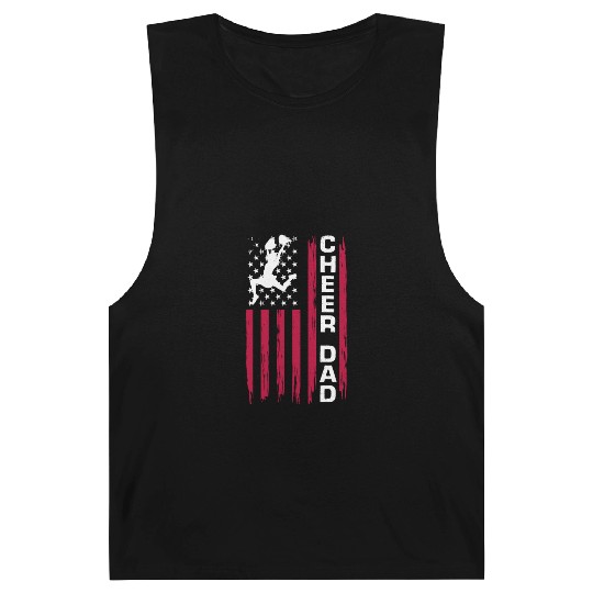 Cheer Dad Cheerleader Dad Cheerleading Dad Barnard Tanks