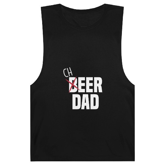 Funny Cheer Dad Cheerleading Dad Beer Barnard Tanks