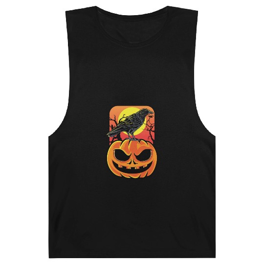 Crow Halloween Bird Watcher Gift Barnard Tanks
