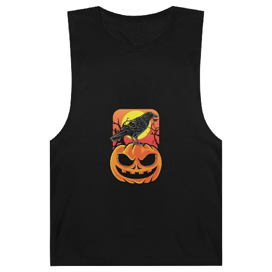 Crow Halloween Bird Watcher Gift Barnard Tanks