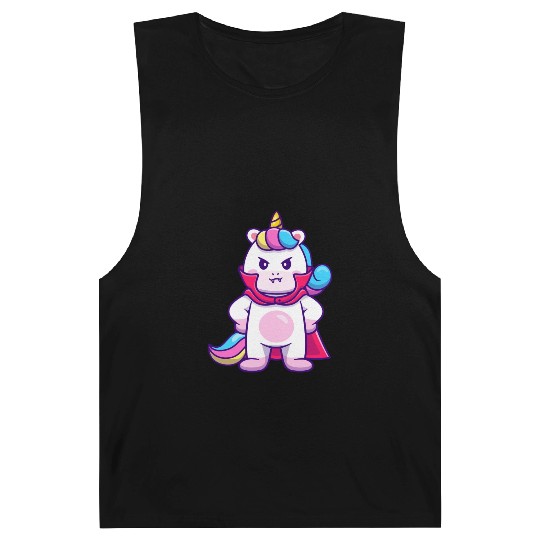 Unicorn Vampire - Halloween Barnard Tanks