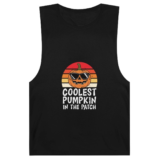 Coolest Pumpkin In The Patch - Halloween Barnard Tanks