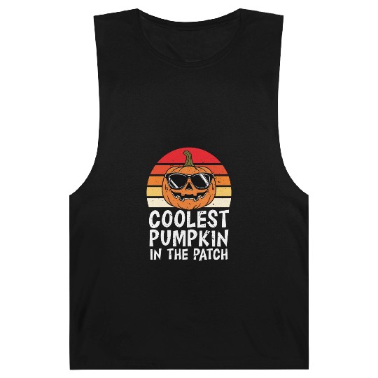 Coolest Pumpkin In The Patch - Halloween Barnard Tanks