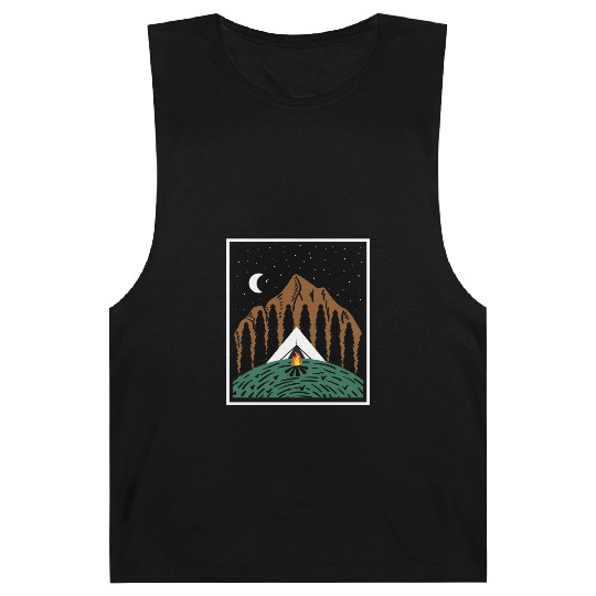 Mountain Night Camper Gift Barnard Tanks