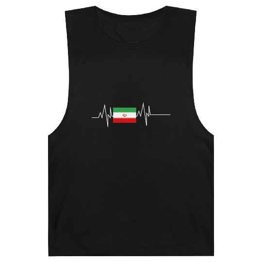 Iran Flag Heartbeat Barnard Tanks