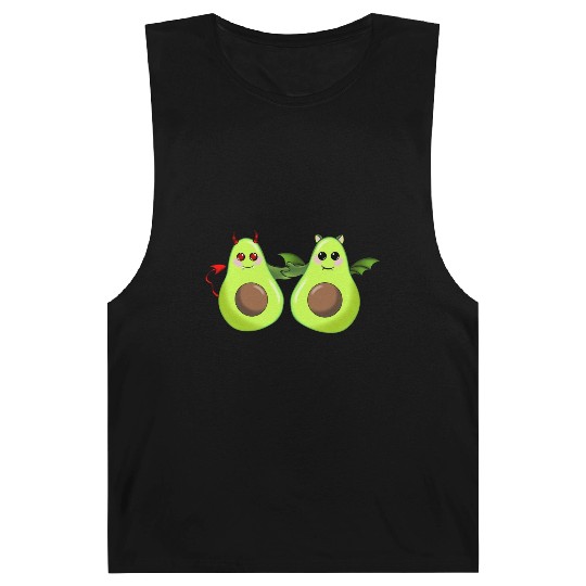 Devil and bat avocado friends Barnard Tanks