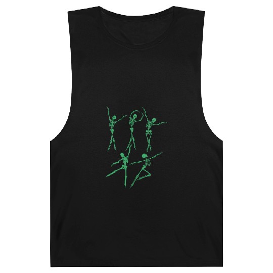 Green Dancing Skeleton Barnard Tanks