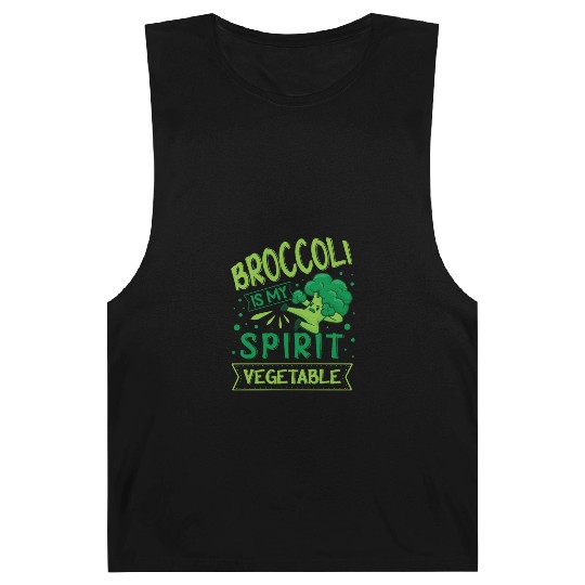 Broccoli Is My Spirit Vegetable Vegetarian Vegan Barnard Tanks