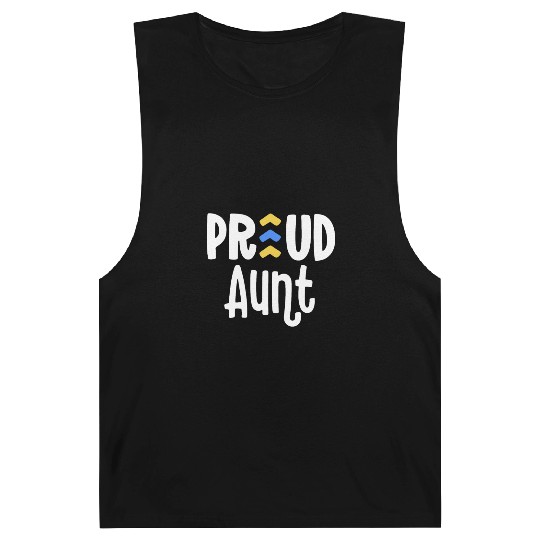 Proud Aunt Down Syndrome Grandma Family T21 Barnard Tanks