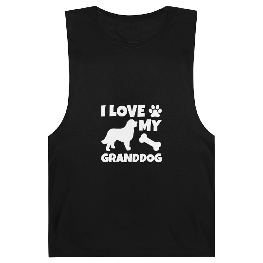 I Love My Granddog Bernese Mountain Dog Barnard Tanks