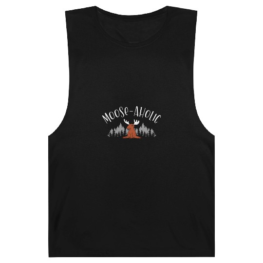Moose-aholic Moose Wildlife Animal Alces Deer Barnard Tanks