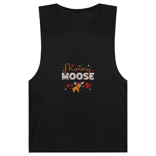 Mommy Moose Wildlife Animal Alces Deer Mothers Day Barnard Tanks