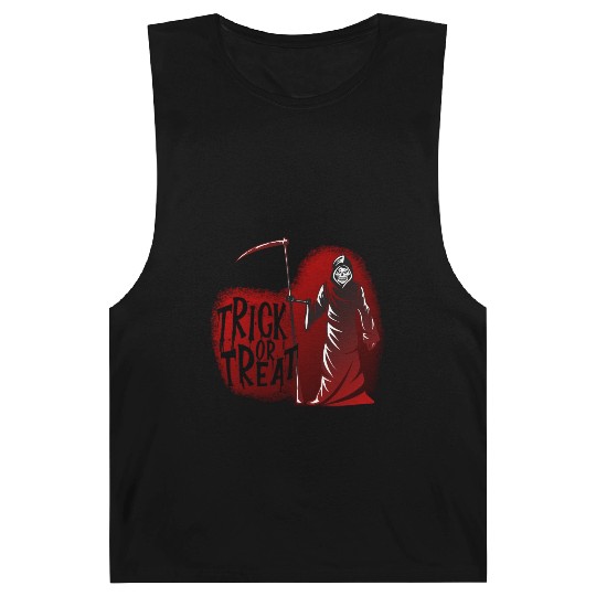 Grim Reaper Trick or Treat Barnard Tanks