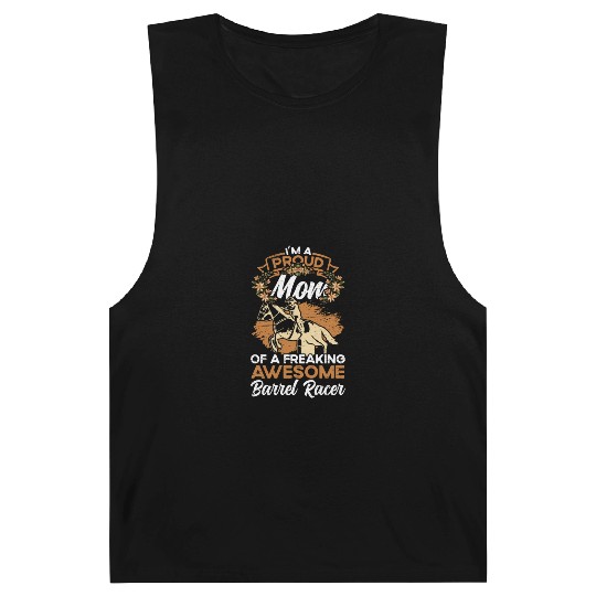 Barrel Racing Rodeo Equestrian Horse Barrel Racer Barnard Tanks