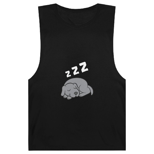 Weimaraner Dog Sleeping Pajama Sleeping Barnard Tanks