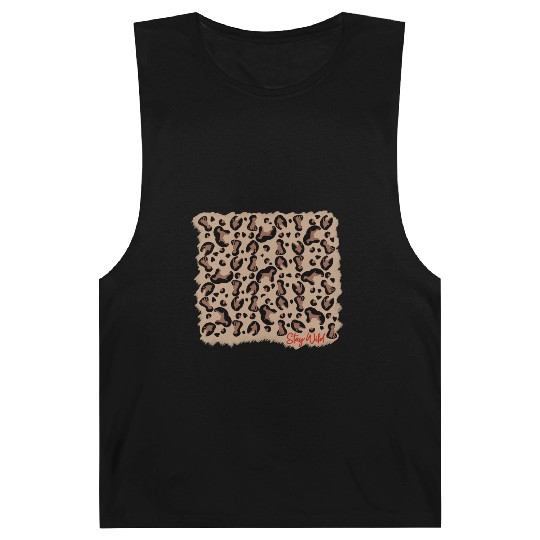 Vizsla leopard print stay Wild Barnard Tanks
