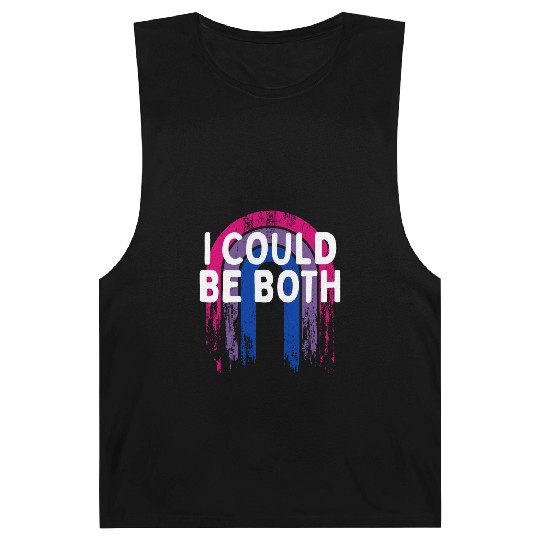 I Could Be Both Bisexual LGBTQ Bi Pride Pansexual Barnard Tanks