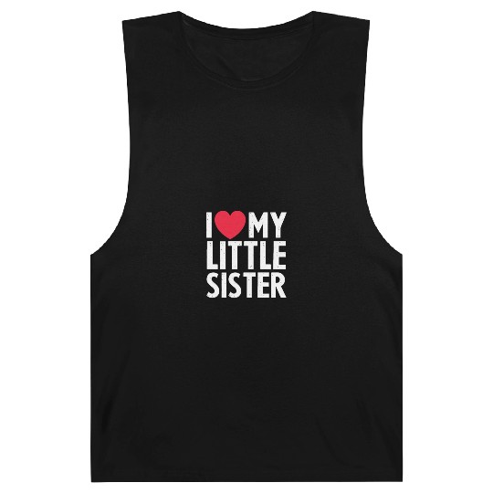 I Love My Little Sister Barnard Tanks