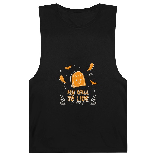 My will to live 1993 today halloween tombstone fun Barnard Tanks