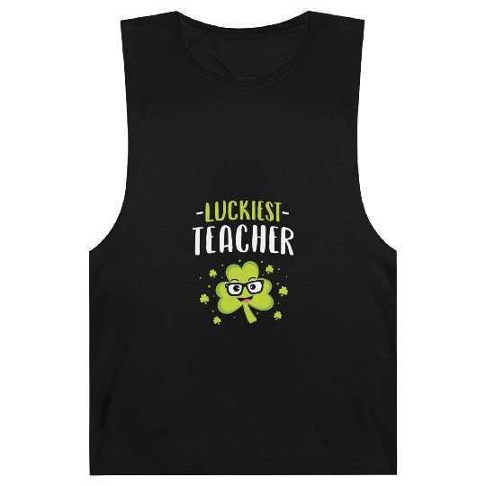Luckiest Teacher Leprechauns St Patricks Day Teach Barnard Tanks