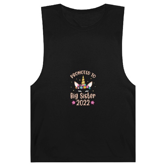 Promoted To Big Sister 2022 Unicorn Barnard Tanks