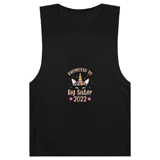 Promoted To Big Sister 2022 Unicorn Barnard Tanks