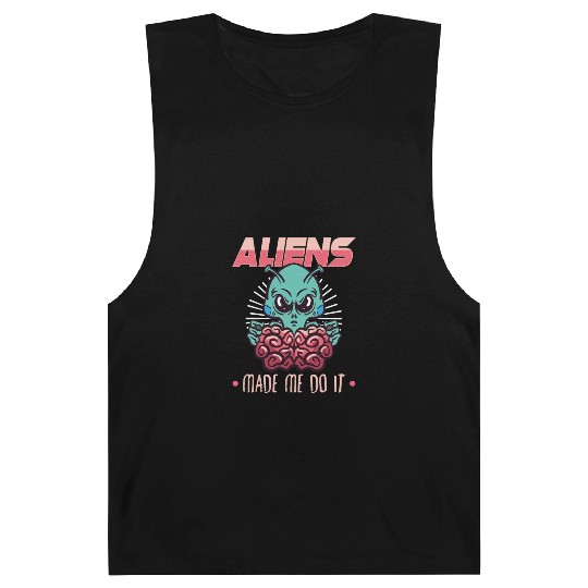 Alien Extraterrestrial Area 51 UFO Space Geek Gift Barnard Tanks