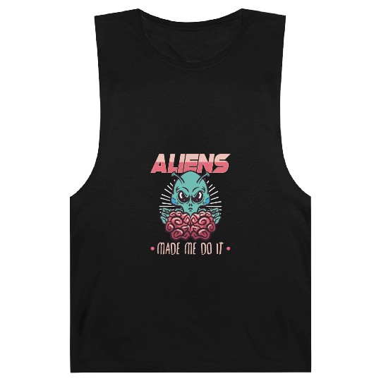 Alien Extraterrestrial Area 51 UFO Space Geek Gift Barnard Tanks