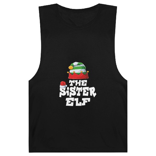 Gamer Elf Family Matching Christmas Group Pajama Barnard Tanks