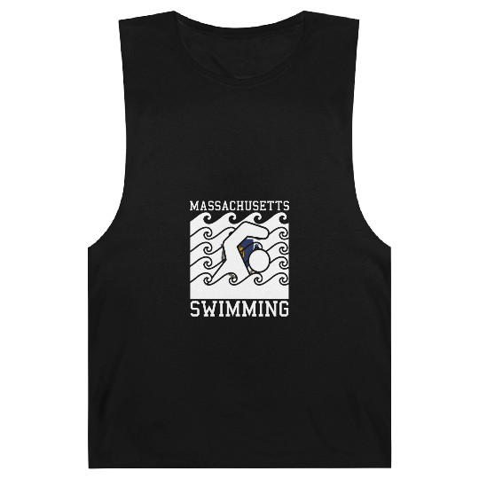 Massachusetts Flag Swimming Team Swim Swimmer US S Barnard Tanks