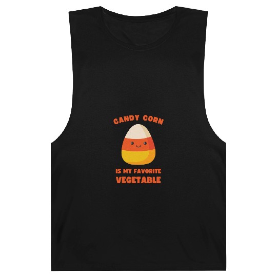 LAZY COSTUME CANDY CORN IS MY FAVORITE VEGETABLE Barnard Tanks