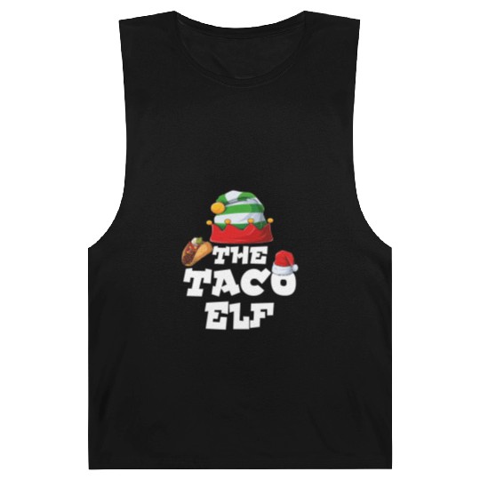 Gamer Elf Family Matching Christmas Group Pajama Barnard Tanks