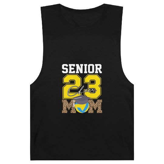 Cheer Mom Senior Class Of 2023 Volleyball Fan Gift Barnard Tanks