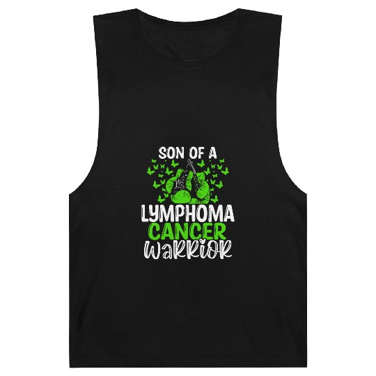 Lymphoma Cancer Awareness Month Ribbon Son Barnard Tanks