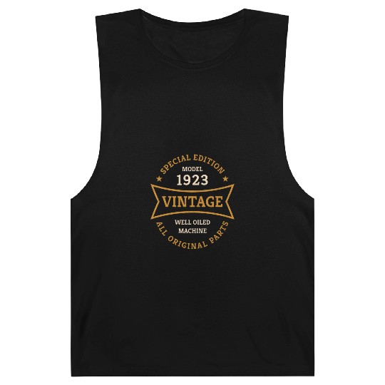 Born 1923 Vintage 100 Year Old 100th Birthday Gift Barnard Tanks
