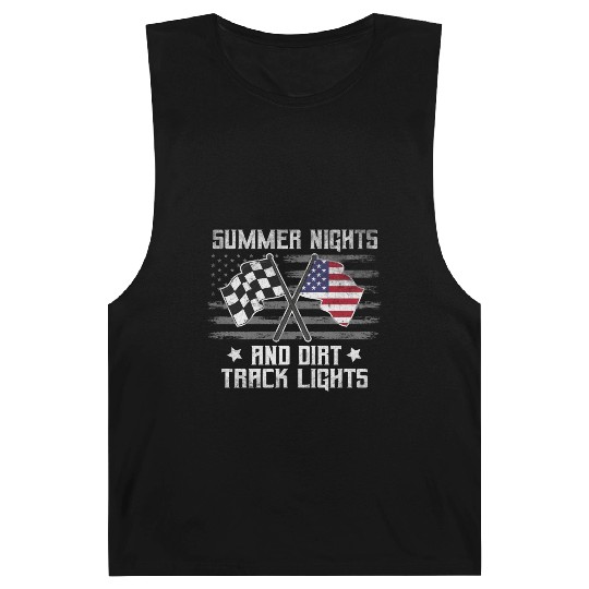 Summer Funny Nights Dirt Track Lights Racing Motoc Barnard Tanks