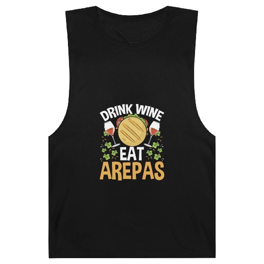 Arepas Lover Wine Drinking Hispanic Heritage Month Barnard Tanks
