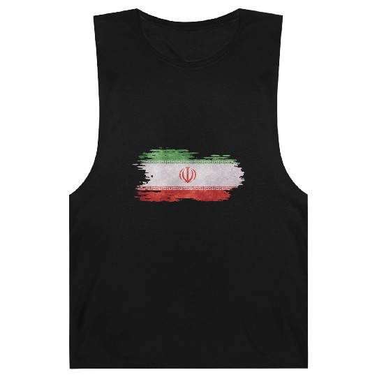 Iran - national flag, brush effect Barnard Tanks