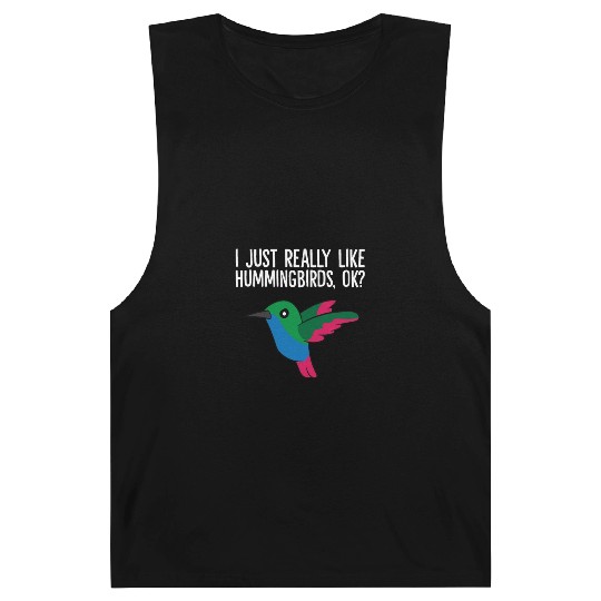 Hummingbird Lover Birding I Just Really Like Barnard Tanks